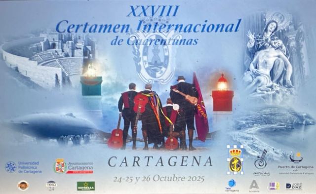 Cartagena acogerá a más de 500 tunos del 24 al 26 de octubre en el XXVIII Certamen Internacional de Cuarentunas