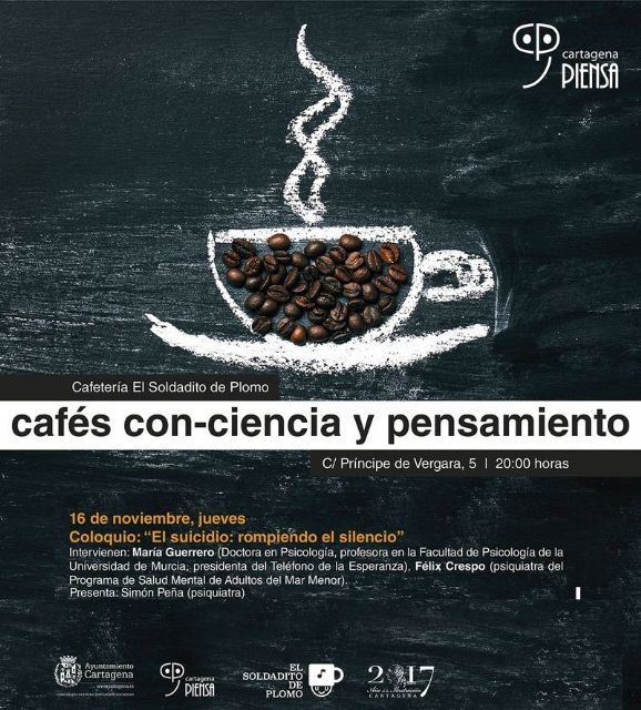 Cafe con-ciencia y pensamiento debate el tabu del suicidio