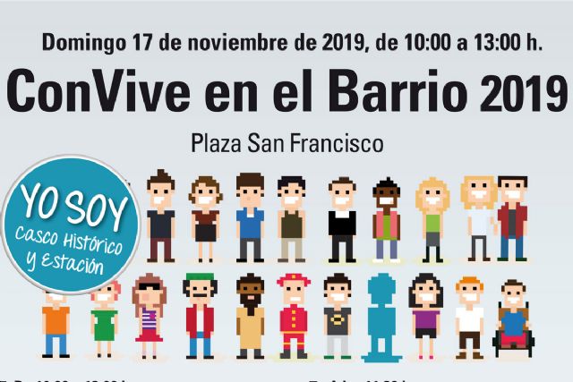 Siguen las actividades ´Convive en el barrio´ este domingo en la Plaza San Francisco