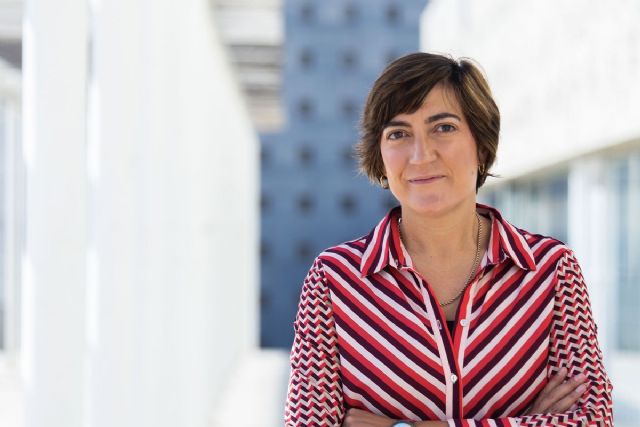 La docente e investigadora en comunicación, Leonarda García-Jiménez, este jueves en Cartagena Piensa