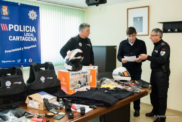 La Policia Local de Cartagena incorpora nuevos medios de autoproteccion