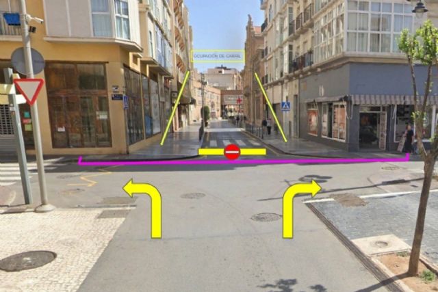 Corte de tráfico en calle Gisbert este sábado de 7 a 15 horas