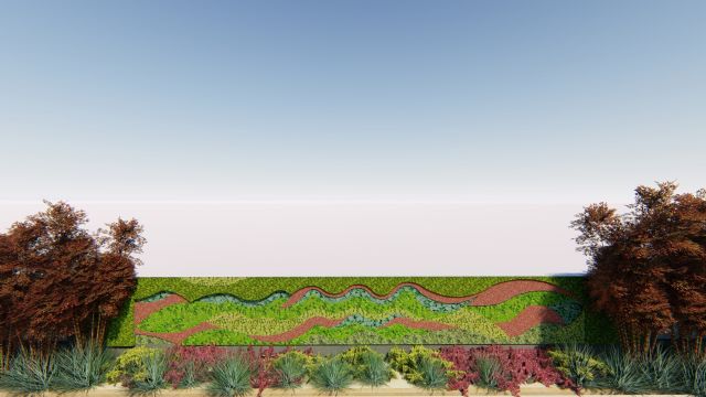 El Ayuntamiento diseña un nuevo jardín vertical en el Paseo de Alfonso XIII