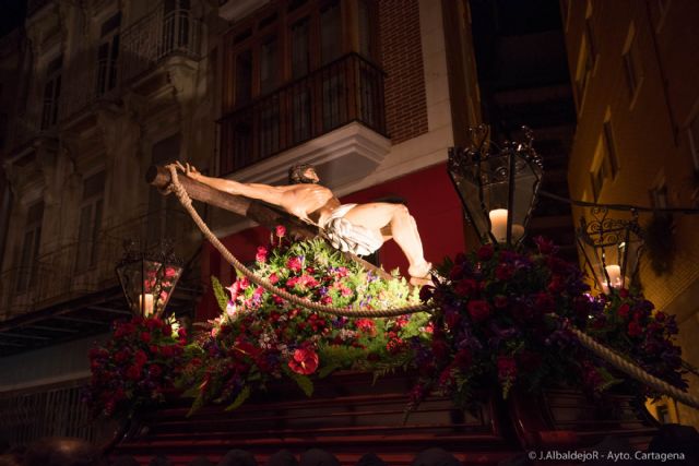 La primera procesión de España marcará el inicio de una intensa jornada en Cartagena