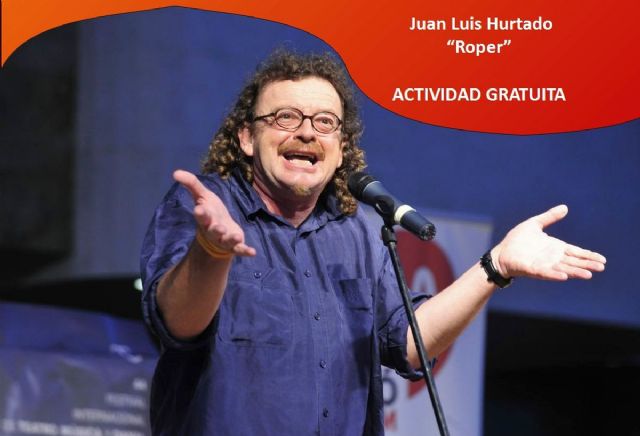 El actor y monologuista Juan Luis Hurtado Roper ofrece una noche humoristica este sabado en el Centro de Recursos Juveniles
