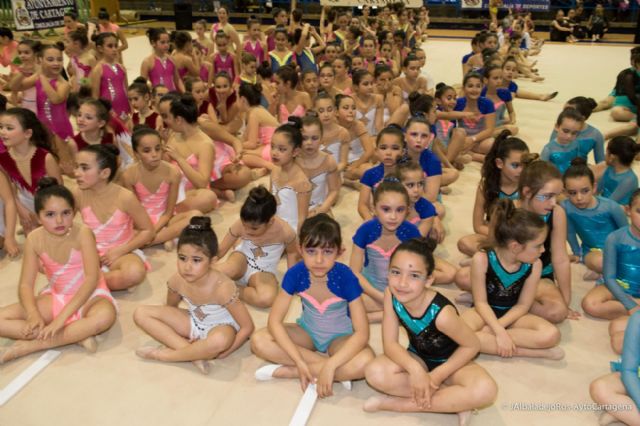 El Pabellon Central se llena de brillos y luces con la segunda parte de la Competicion Escolar de Gimnasia Ritmica