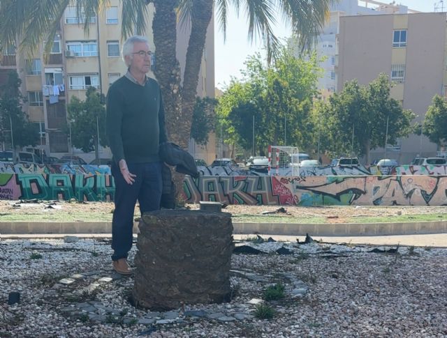 Pérez Abellán (MC) solicita la intervención municipal para rescatar el `Palmetum´ de Cartagena