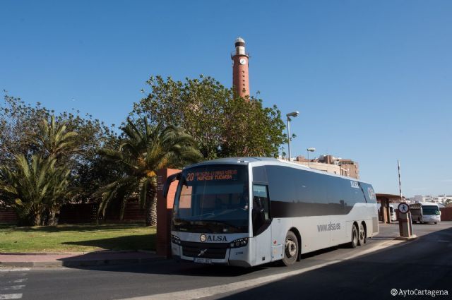 ALSA triplica el servicio de autobuses de Cartagena a El Algar