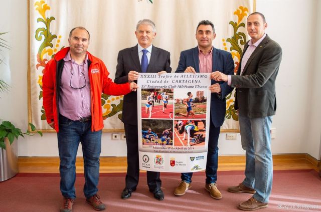 Presentado el XXXIII Trofeo Ciudad de Cartagena, 35° Aniversario Club Atletismo Elcano
