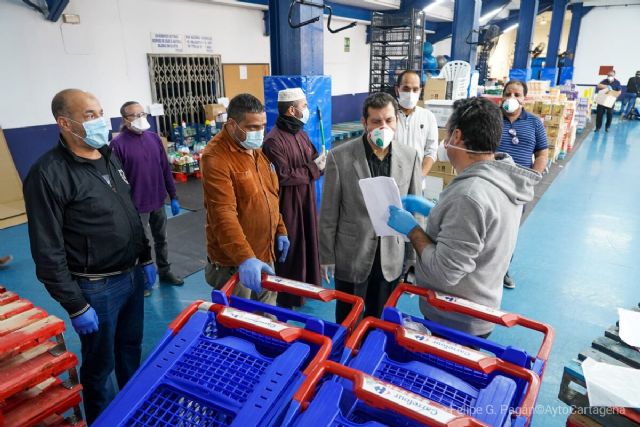 Las comunidades islámicas de Cartagena se vuelcan con el dispositivo de emergencia