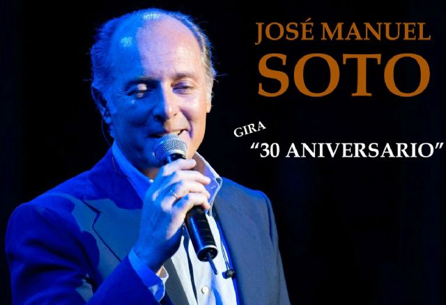 Jose Manuel Soto actuara en el Algar en su gira 30 Aniversario