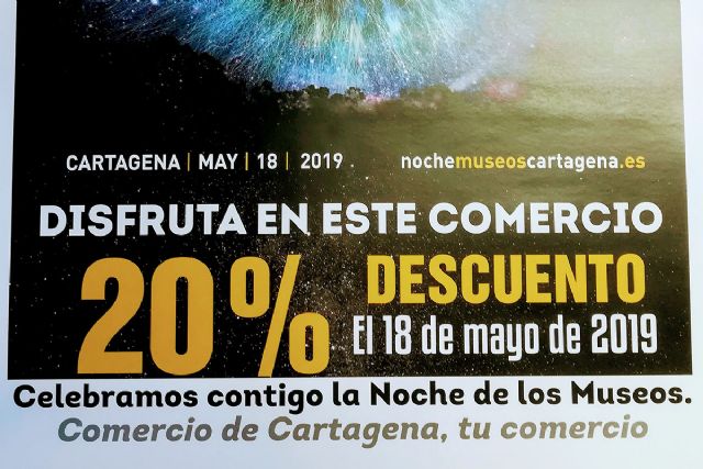 Hasta un 20% de descuento en los comercios del centro en La Noche de los Museos