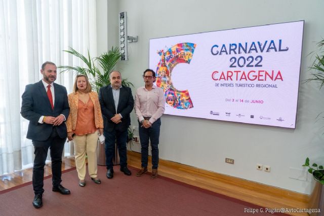 El Carnaval llenará de color las calles de Cartagena del 3 al 14 de junio