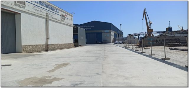 Nueva pavimentación para el muelle de San Pedro