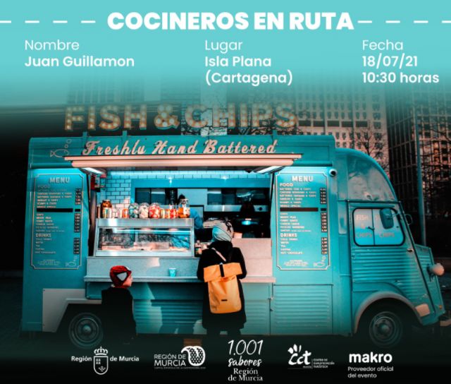 ´Cocineros en ruta´ hará una parada en Isla Plana