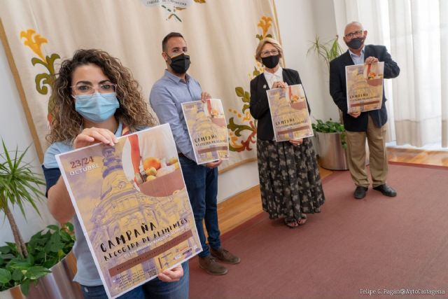 Juventud y Servicios Sociales organizan una Campaña de Recogida de Alimentos para los colectivos más necesitados de Cartagena