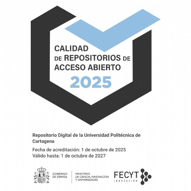 El Repositorio Digital de la UPCT obtiene el Distintivo de Calidad de FECYT