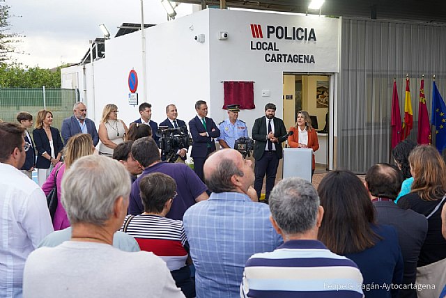 Policía Local refuerza su presencia en el oeste de Cartagena con la apertura de un nuevo cuartel en Cuesta Blanca