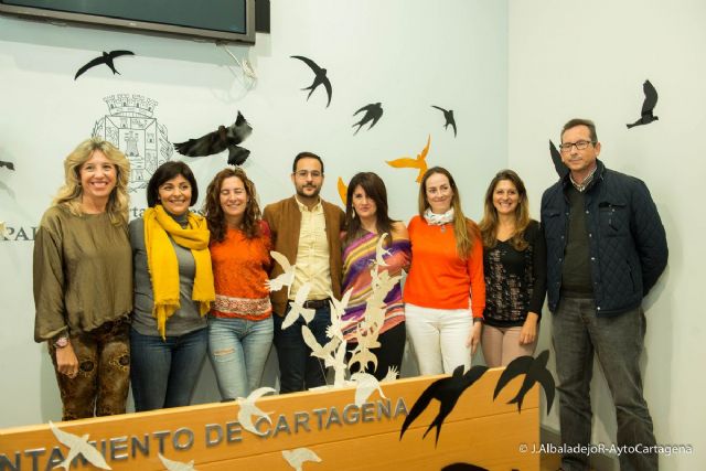 Cartagena se pinta de naranja para poner fin a la violencia contra mujeres y niñas