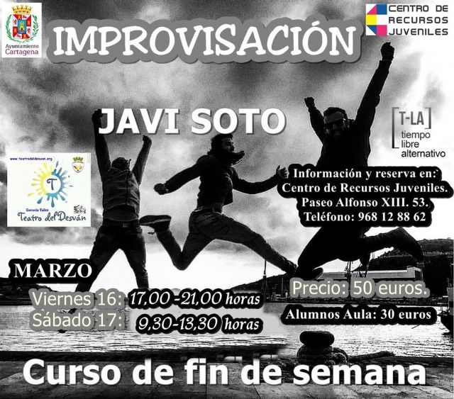 El Teatro del Desvan impartira con el T-LA una Master Class sobre la voz y un curso de Acercamiento a la Improvisacion Teatral