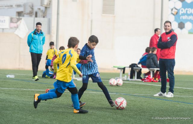 Publicados los horarios de la jornada once de la Liga Comarcal de Futbol Base