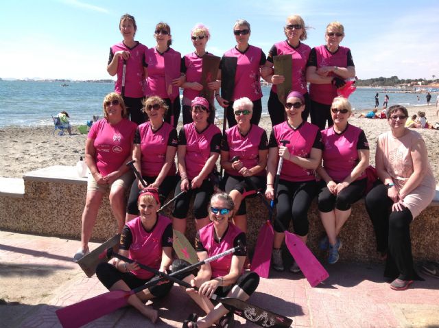 El equipo de mujeres Flamenco Rosa se apunta este sabado al Dragon Boat