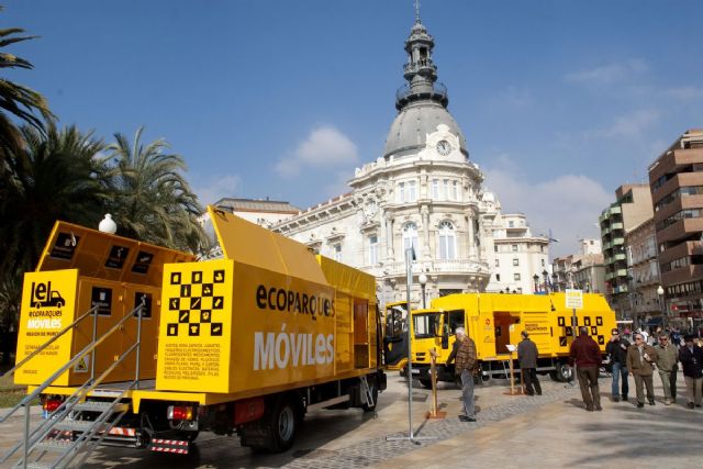 Queda suspendido el servicio de los tres puntos limpios móviles de Cartagena