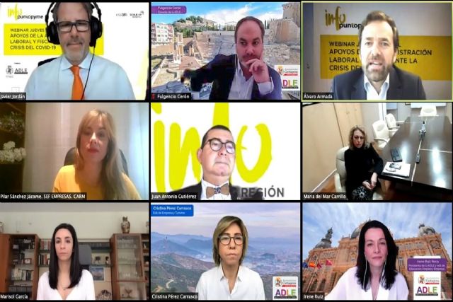 Más de 340 emprendedores participan en el encuentro digital de la ADLE y el INFO sobre ayudas y herramientas para afrontar la crisis del COVID19