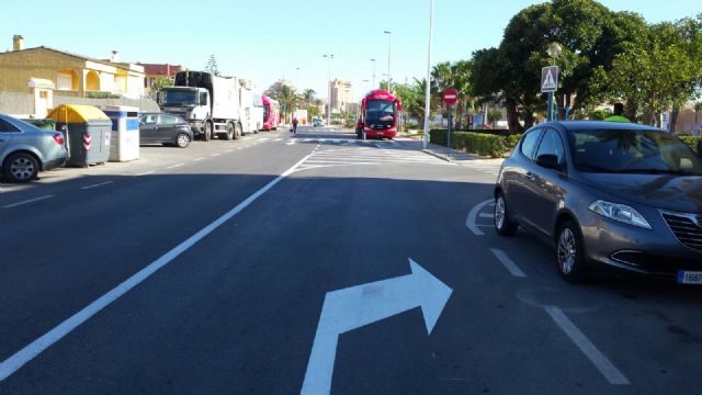 Modificado el tráfico de acceso a La Manga desde las Salinas
