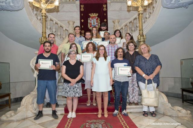 El campus arqueologico del Monte Sacro clausuro su primer turno con la entrega de diplomas a los alumnos