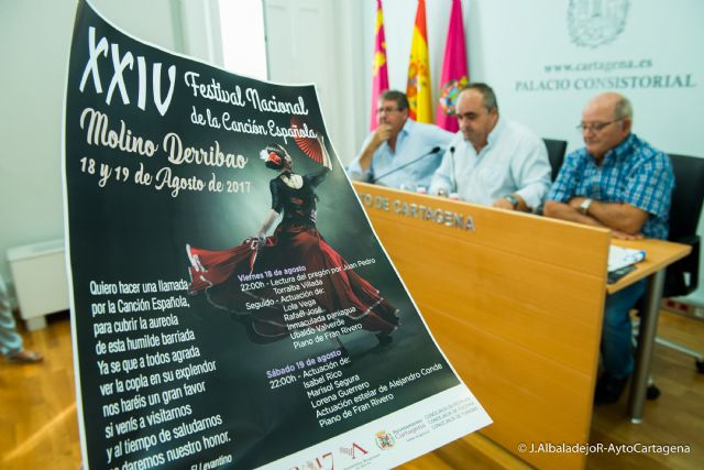 El XXIV Festival Nacional de la Cancion Española de Molino Derribao recordara a las grandes figuras que han pasado por sus tablas