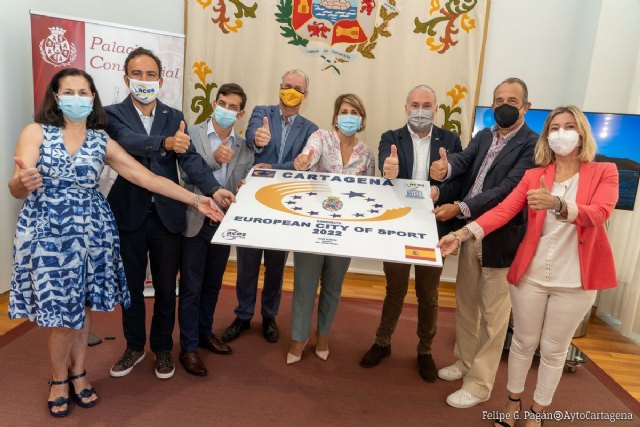 La alcaldesa destaca que Cartagena está preparada para ser Ciudad Europea del Deporte en 2022