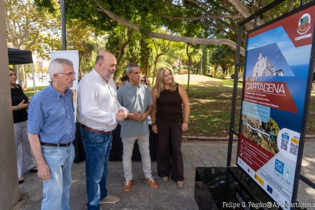 La red de senderos Campoder se presenta en una exposición itinerante con parada en Cartagena