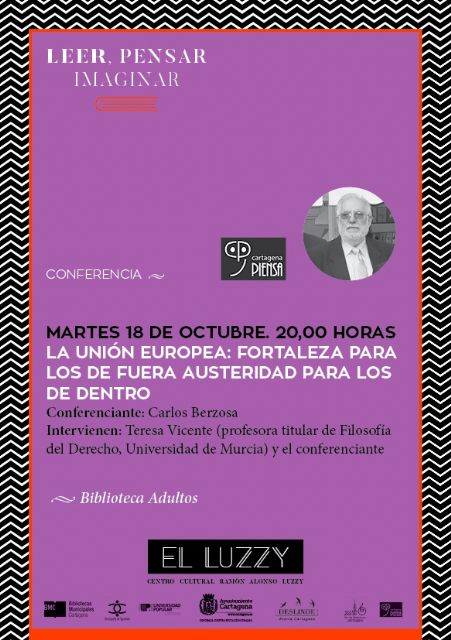 Carlos Berzosa hablará el martes en el Luzzy sobre la situación de la Unión Europea