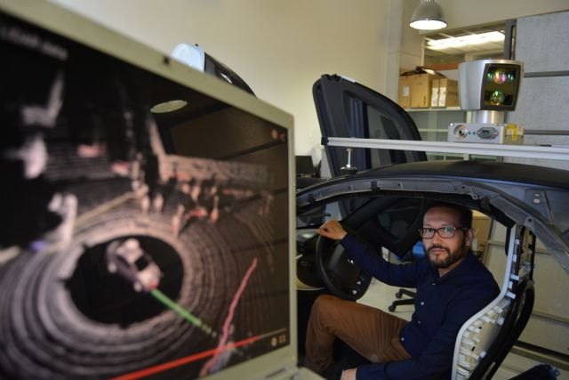 La UPCT desarrolla un vehículo autónomo con un sistema de mapeo en 3D único en España