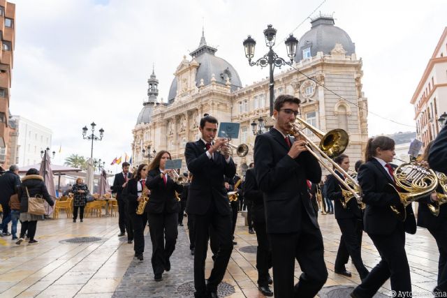 La Agrupación Musical ´Caravaca de la Cruz´, ganadora del Certamen Regional de Bandas de Música ´Ciudad de Cartagena´