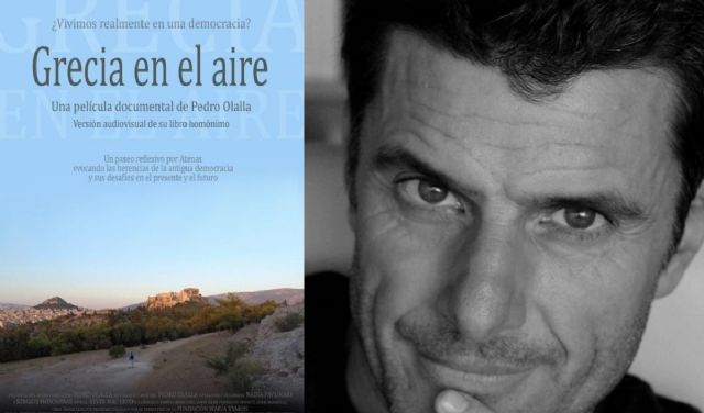 Pedro Olalla presenta en Cartagena Piensa su ensayo y su documental Grecia en el aire, una reflexión sobre la democracia actual