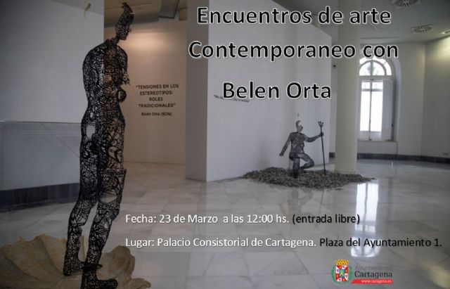 La artista Belén Orta realizará una visita guiada de su exposición ´Tensiones en los estereotipos: roles tradicionales´
