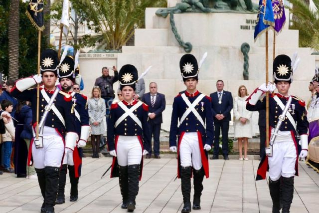 Homenaje al granadero marrajo Martín Álvarez