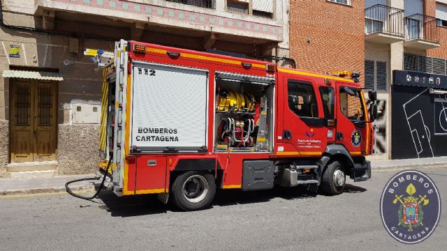 Incendio en una vivienda en Santa Lucia