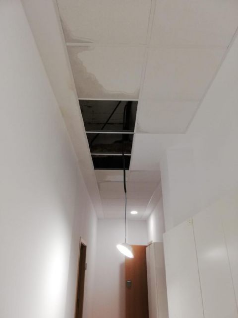 CCOO denuncia ante la Inspección de Trabajo que el Juzgado de lo Social nº 2 de Cartagena tiene “goteras” de nuevo