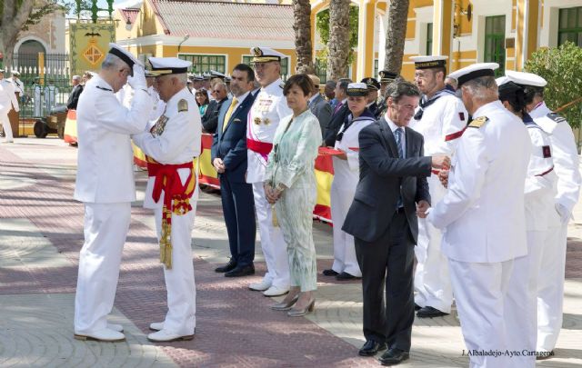 La Armada celebró la festividad de la Virgen del Carmen en un acto militar