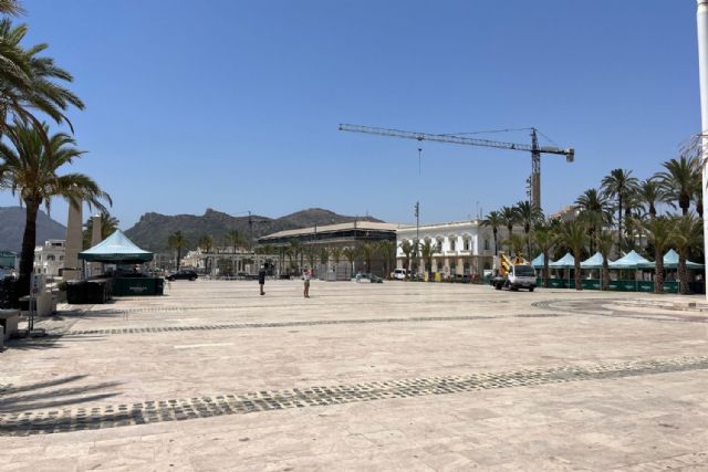 El Ayuntamiento de Cartagena diseña un recinto para 9.000 personas para el concierto de Arde Bogotá en el Día Repsol