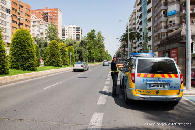 La Policia Local de Cartagena desplegara una campaña especial de control de velocidad del 21 al 27 de agosto