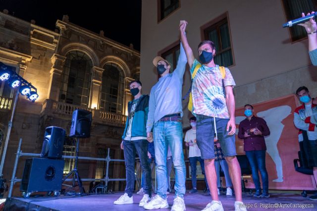 Los canarios Fabi Boss y Zerpa, ganadores del Campeonato de Loopstation y Beatbox celebrado en Cartagena