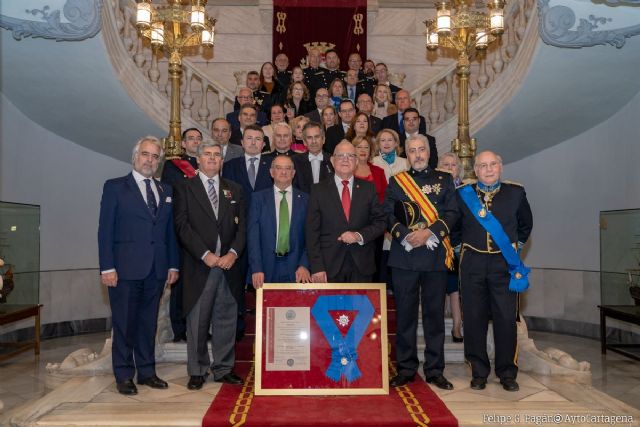 La Orden de Santa María de España entregó la Gran Cruz de Honor al Ayuntamiento de Cartagena