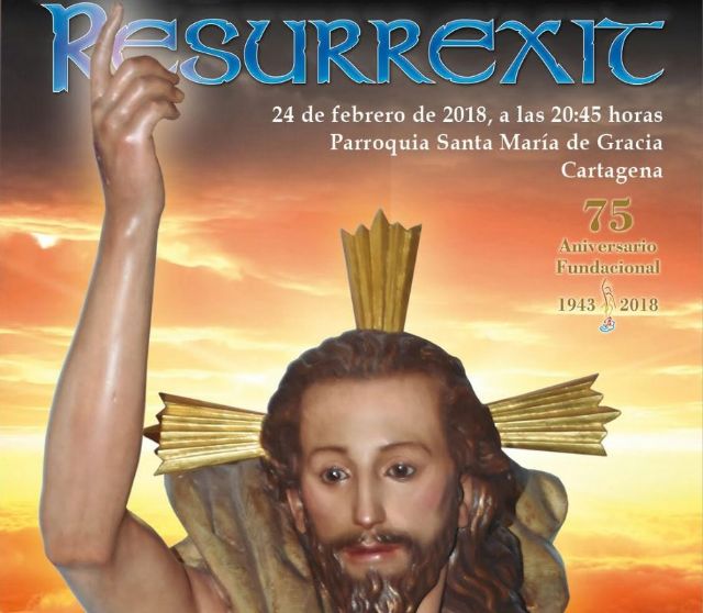 Triduo en honor al Resucitado con motivo del 75 aniversario de la Cofradia