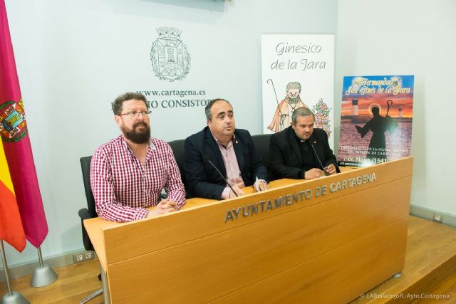 La nueva imagen de San Ginés de la Jara desembarcará en el puerto de Cartagena