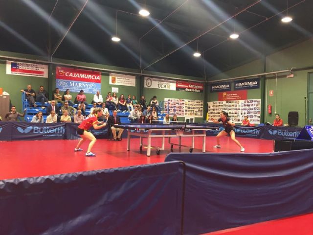 La seleccion española femenina de tenis de mesa se clasifica para el europeo en Cartagena