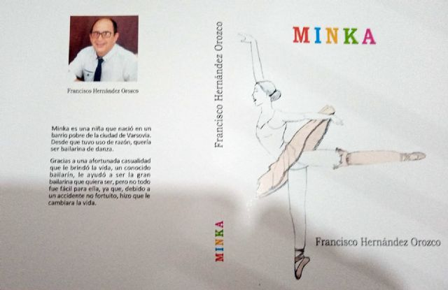 Este jueves se presenta el libro Minka, primera obra del escritor y actor cartagenero Francisco Hernández Orozco